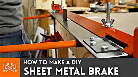 how to build a sheet metal brake|homemade sheet metal brake.